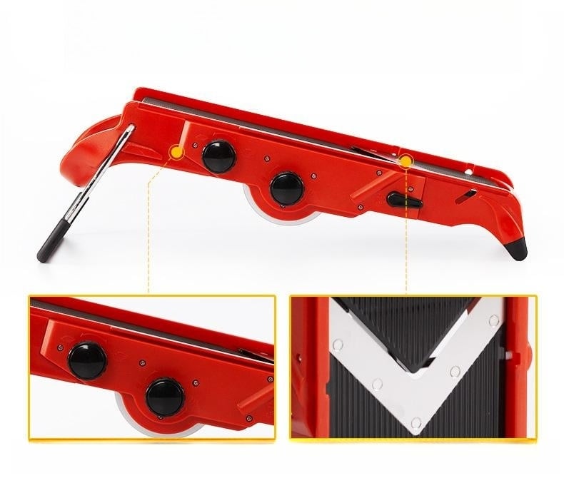 Mandoline réglable multi-fonction à épaisseur ajustable