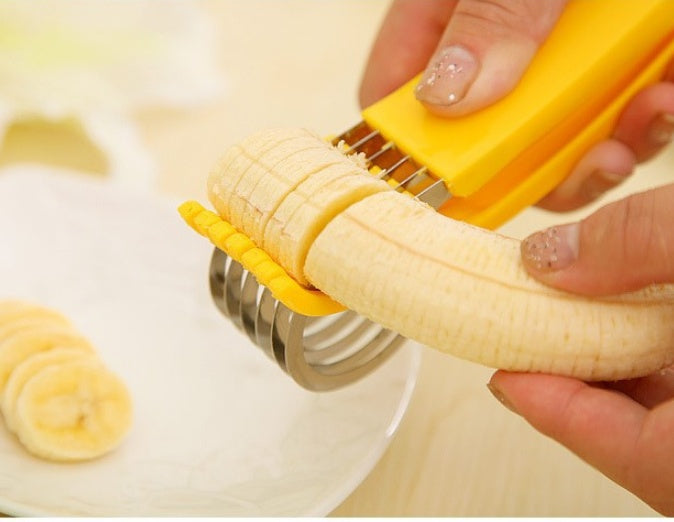 Coupe‑banane tranches parfaites en 1 geste