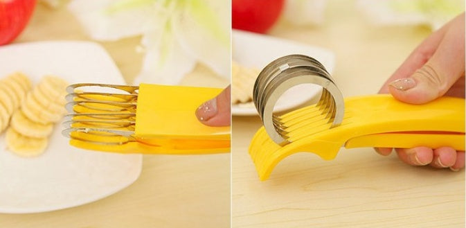 Coupe‑banane tranches parfaites en 1 geste