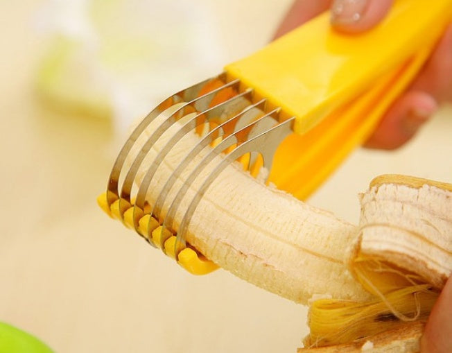 Coupe‑banane tranches parfaites en 1 geste