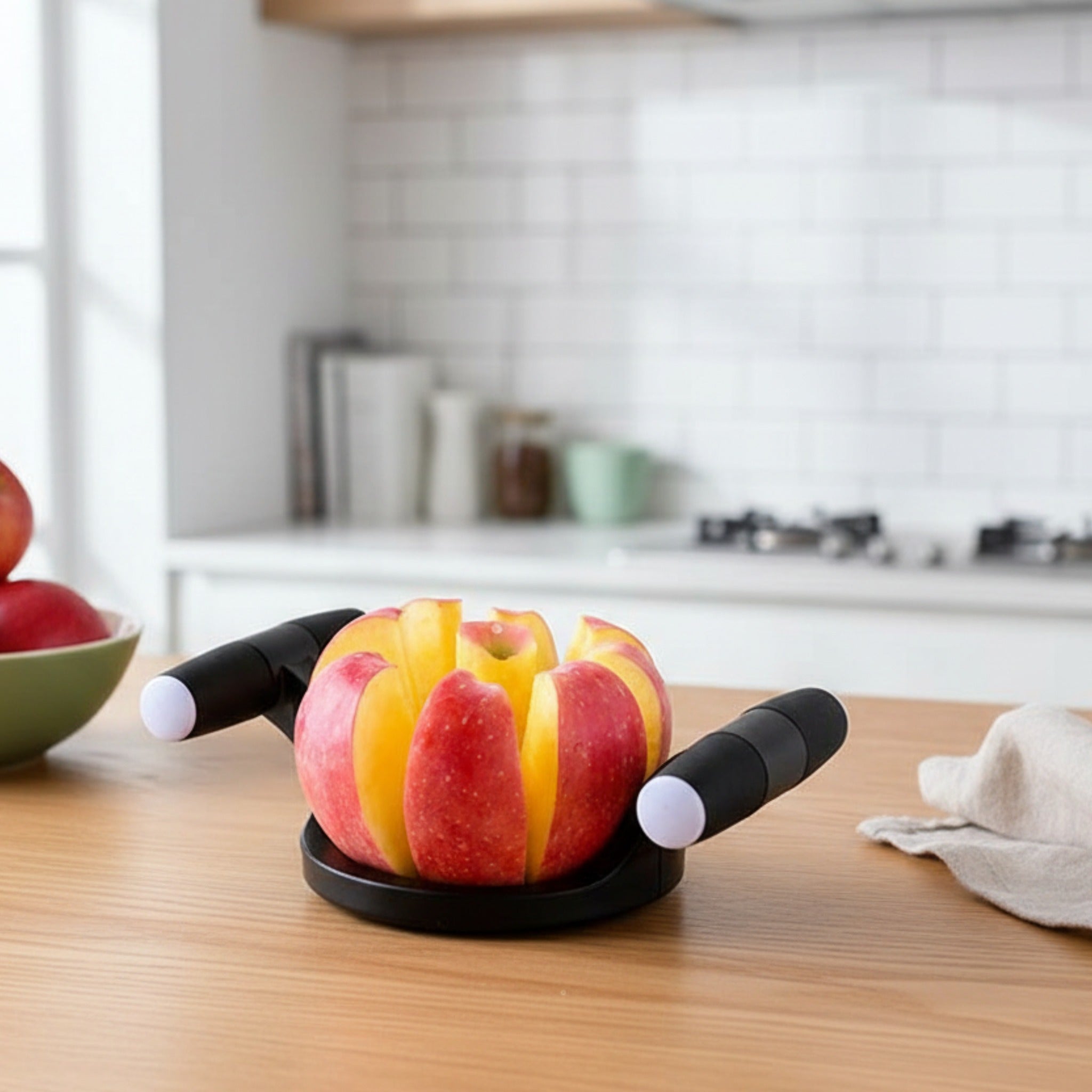 Coupe pomme en 8 tranches parfaites