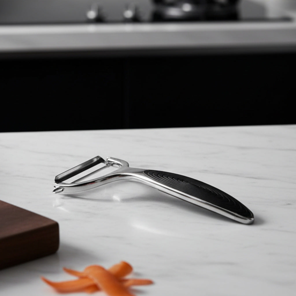 Économe en inox tranchant