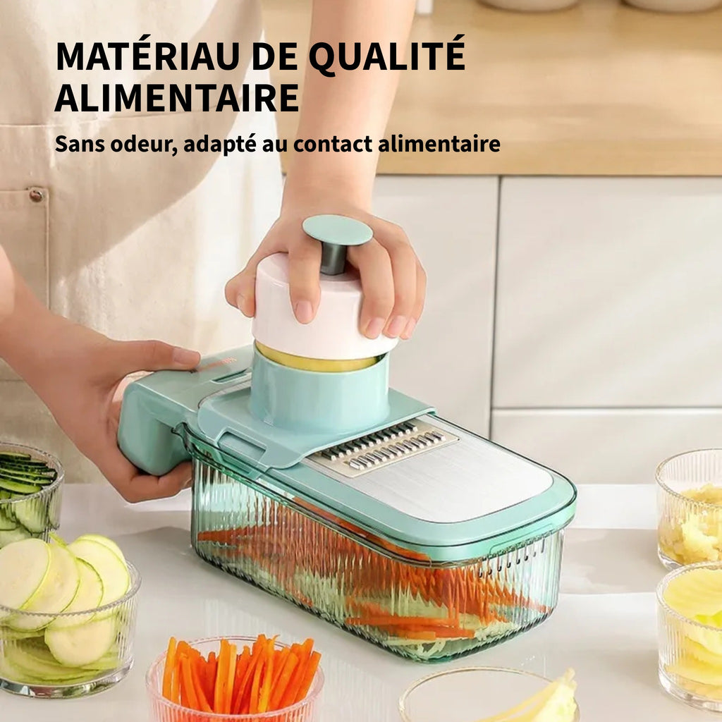 Mandoline multifonction 5 lames pour légumes