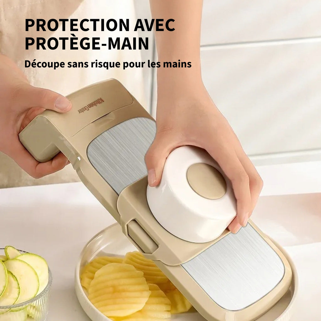 Mandoline multifonction 5 lames pour légumes