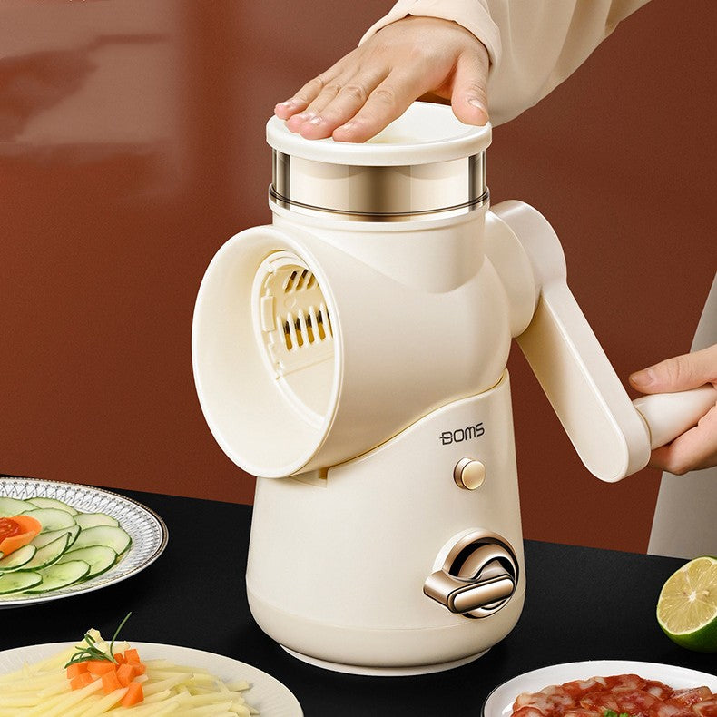 Mandoline rotative multi-fonction sécurisée