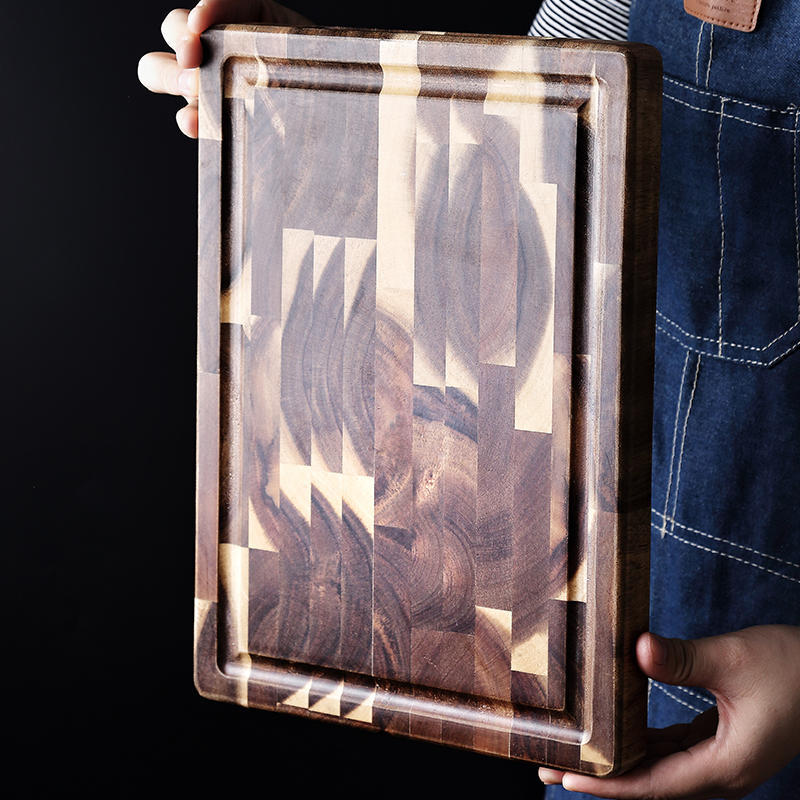 grande planche à découper en bois massif pour cuisine